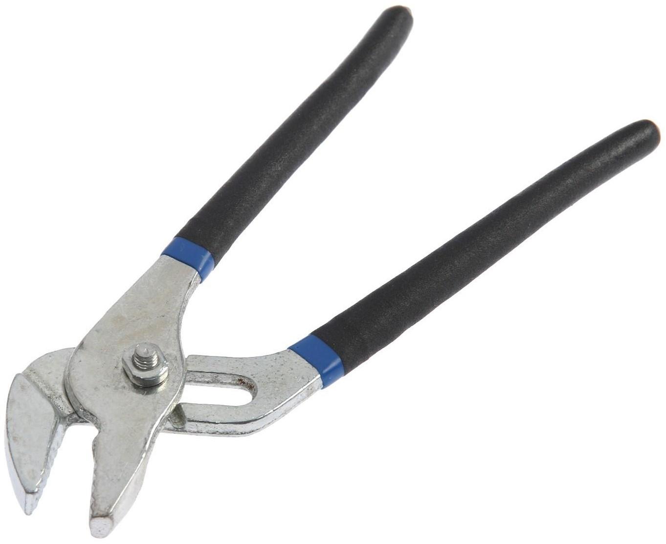 Клещи переставные ТУНДРА, обрезиненные рукоятки, 200 мм
