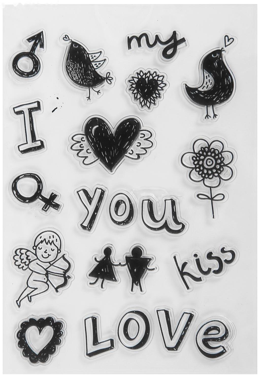 Набор печатей для эмбоссинга №31