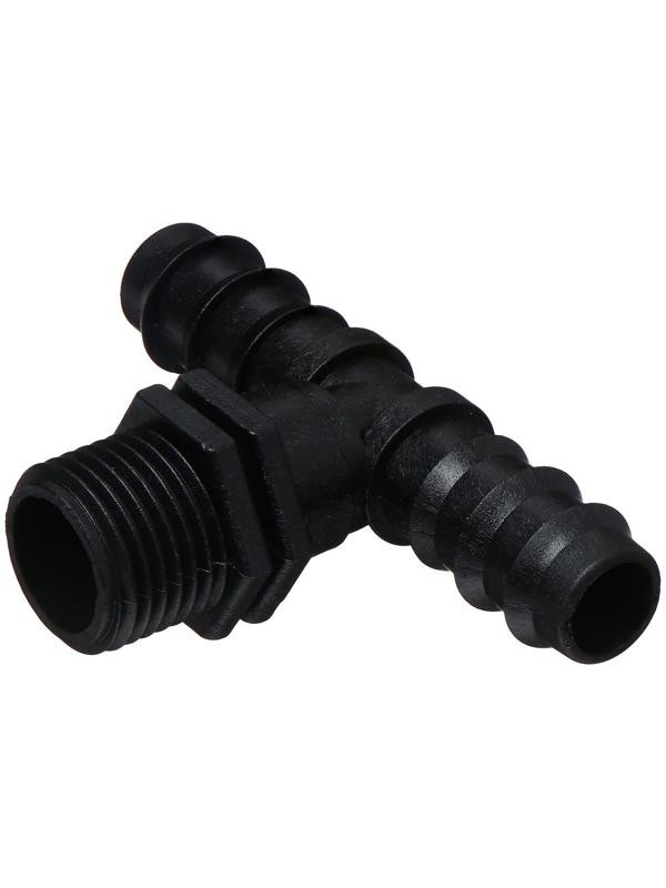 Тройник Т-образный, наружная резьба 1/2