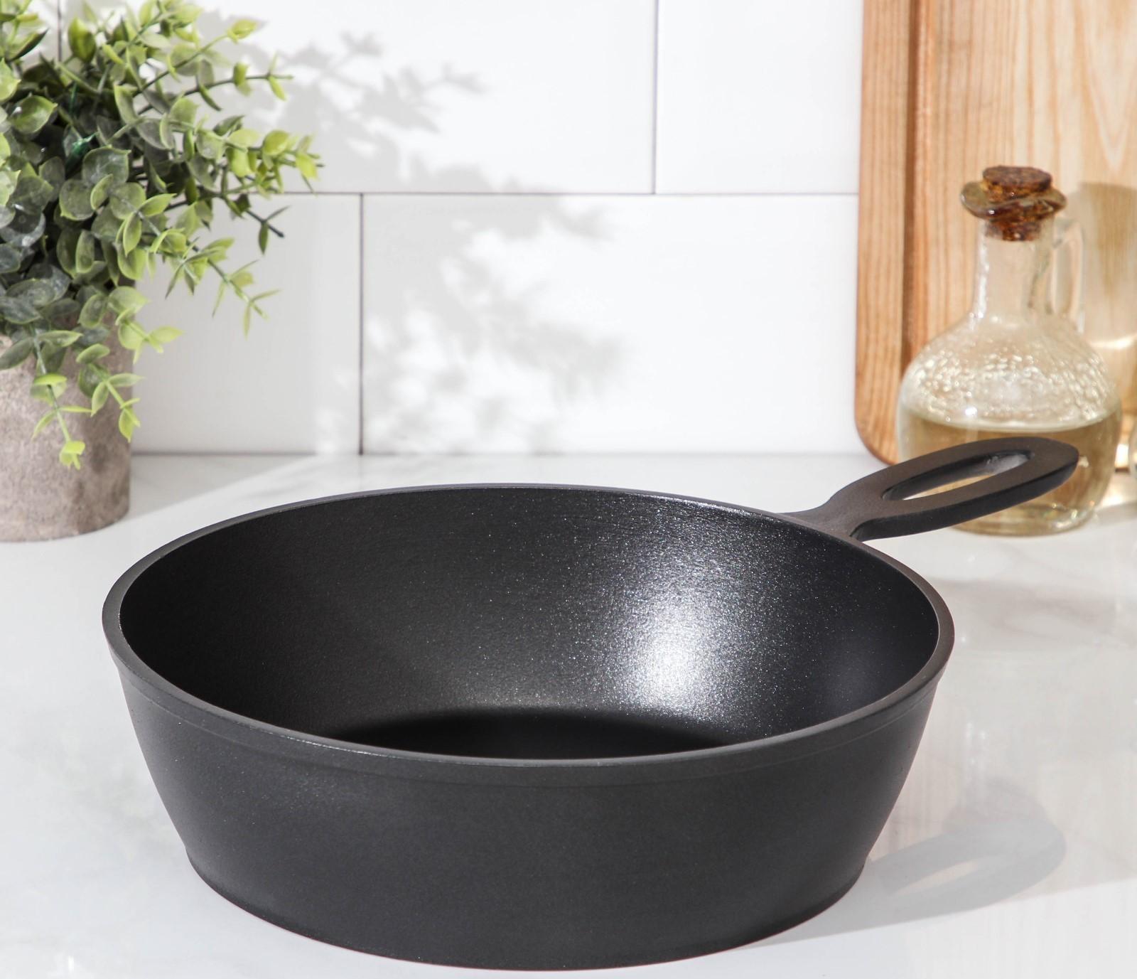 Сковорода «Сотейник», d=24 см, алюминиевая ручка, антипригарное покрытие, цвет чёрный