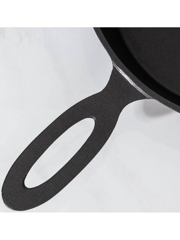 Сковорода «Сотейник», d=24 см, алюминиевая ручка, антипригарное покрытие, цвет чёрный