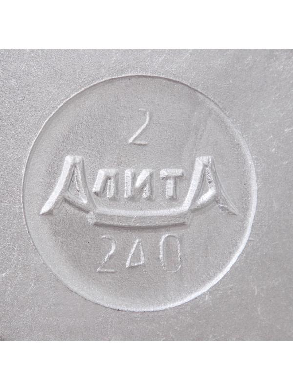 Сковорода «Сотейник», d=24 см, алюминиевая ручка, антипригарное покрытие, цвет чёрный