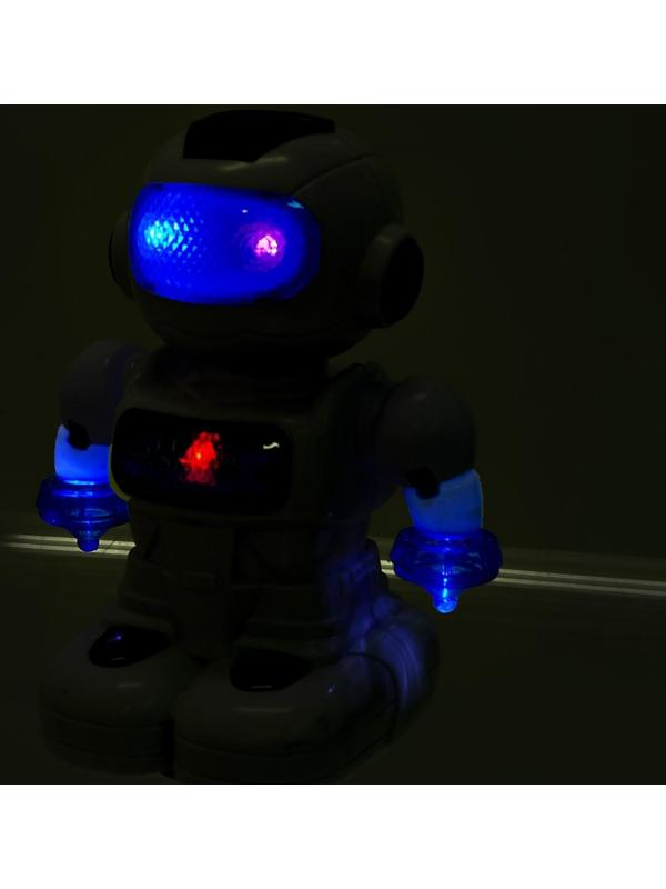 Робот «Космобот», ездит, световые и звуковые эффекты, работает от батареек