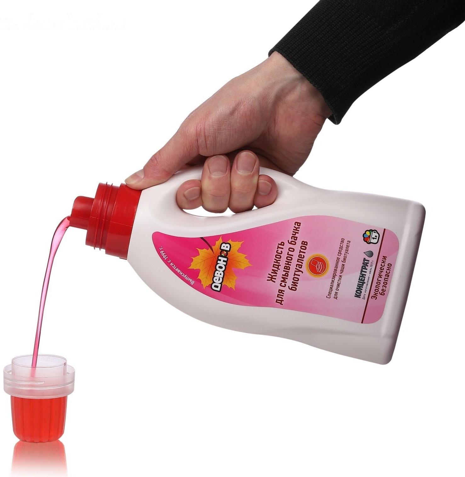 Жидкость для биотуалета верхнего бака «Девон-В», концентрат, 1 л