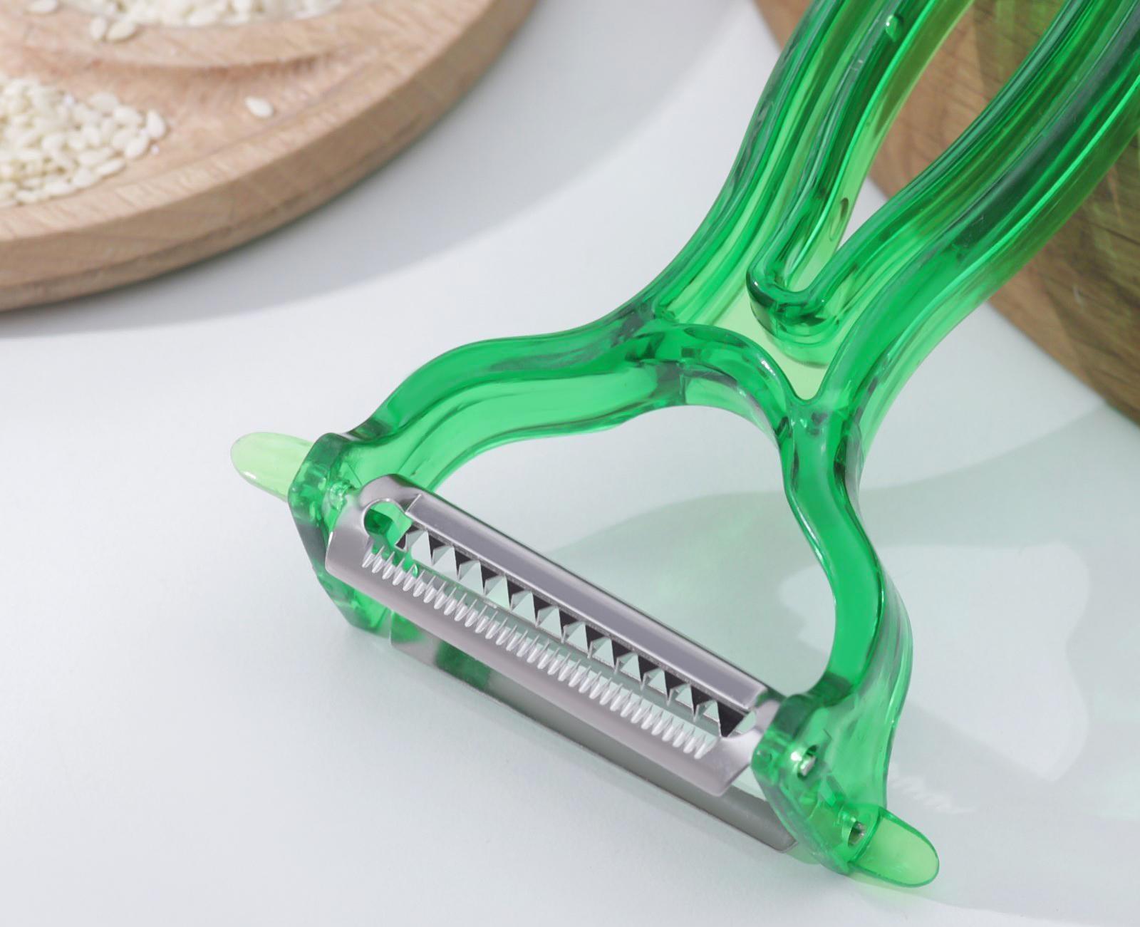 Овощечистка многофункциональная, 6,5×11,5 см, цвет МИКС