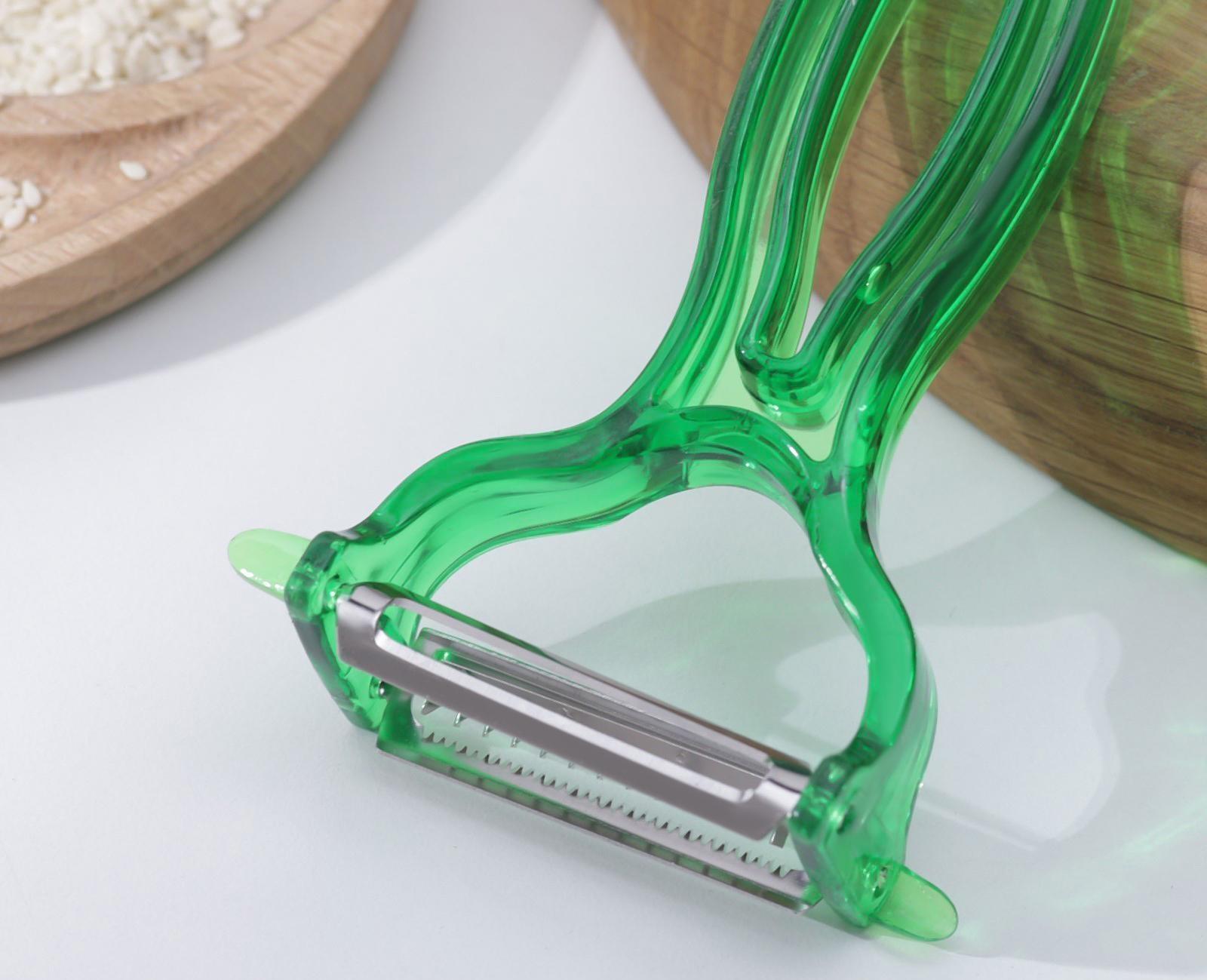 Овощечистка многофункциональная, 6,5×11,5 см, цвет МИКС