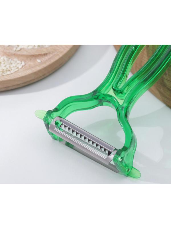 Овощечистка многофункциональная, 6,5×11,5 см, цвет МИКС