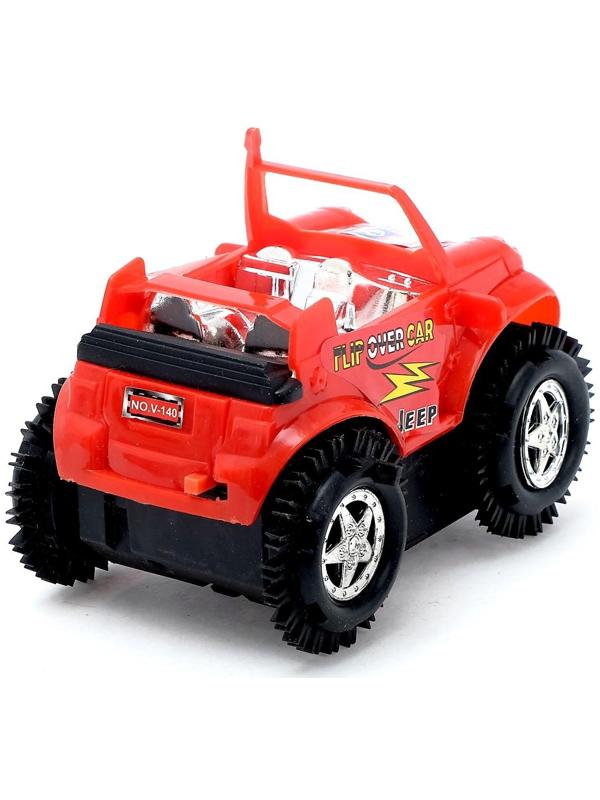 Джип-перевёртыш «Кабриолет», работает от батареек, цвета МИКС