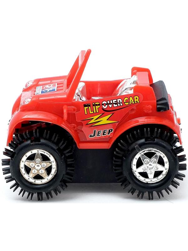 Джип-перевёртыш «Кабриолет», работает от батареек, цвета МИКС