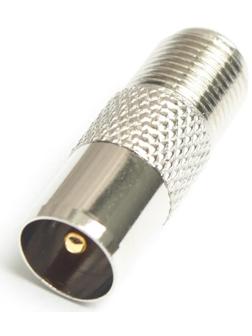 Переходник Proconnect 05-4303-4-9, гнездо F - штекер TV, упаковка 5 шт