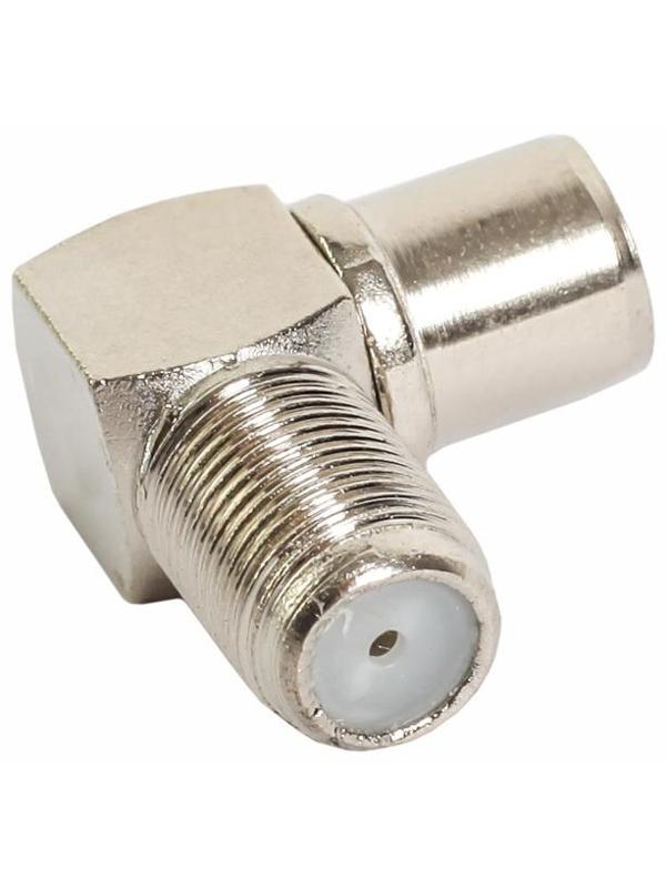 Переходник Proconnect 05-4311-4-7, гнездо F - штекер TV, угловой, упаковка