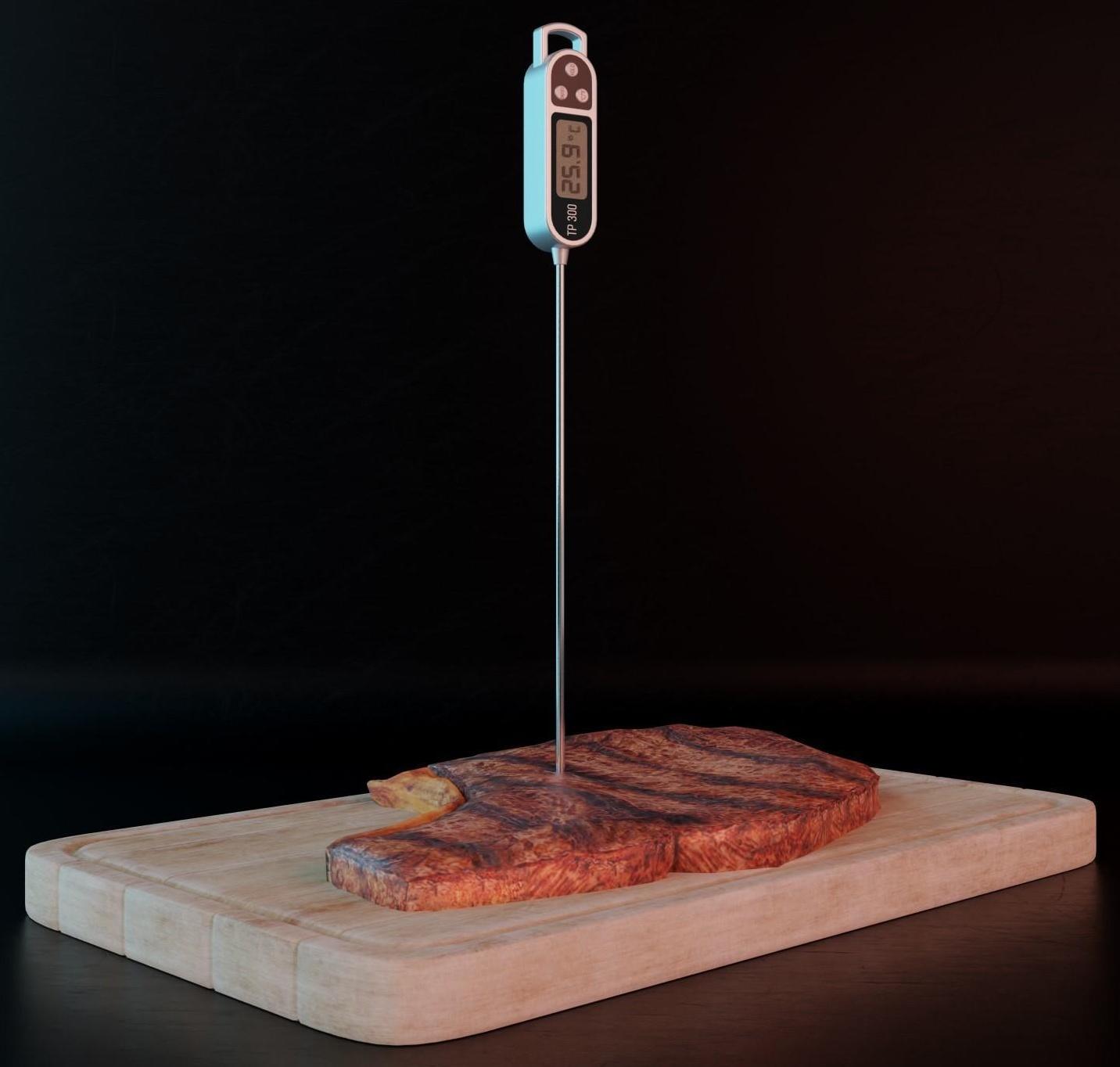 Термометр для пищи электронный на батарейках