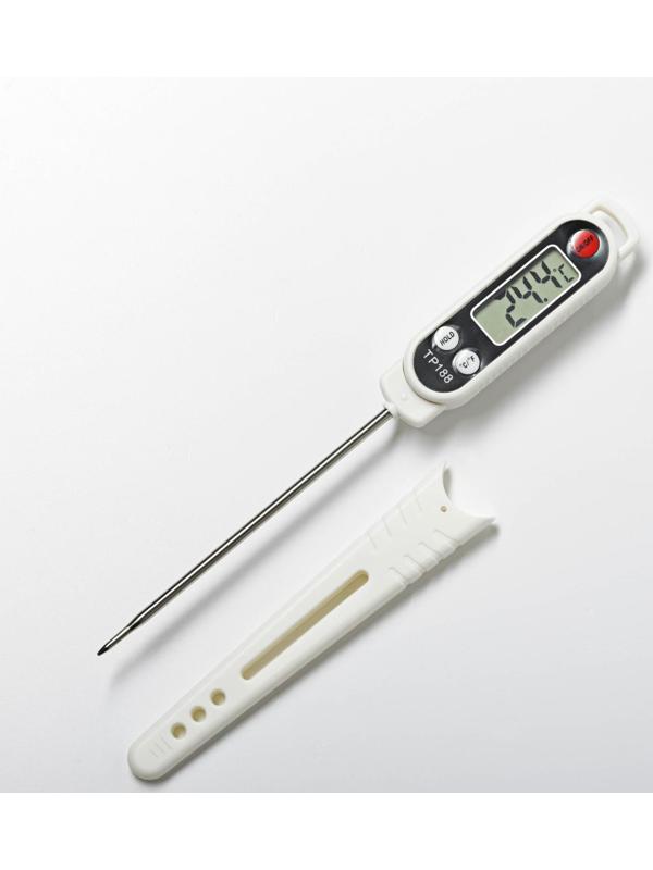 Термометр для пищи электронный на батарейках, с чехлом