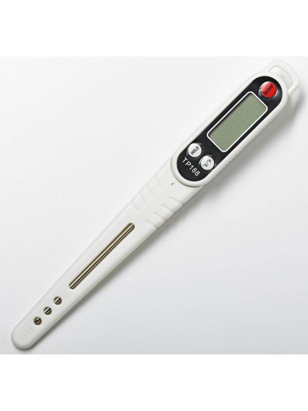 Термометр для пищи электронный на батарейках, с чехлом
