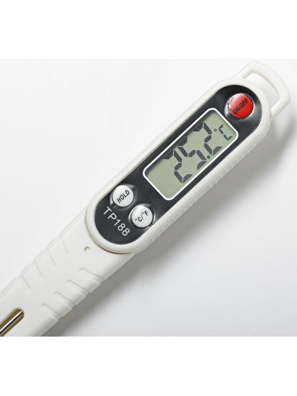 Термометр для пищи электронный на батарейках, с чехлом