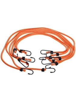 Резинки багажные Airline AS-R-04, с металлическими крючками, 60 см, 80 см, 100 см, набор 6 шт.