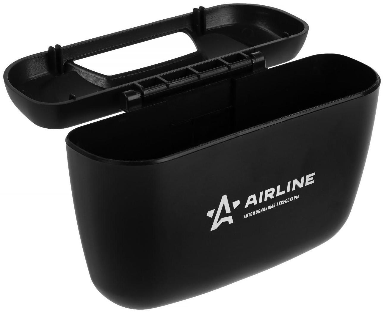 Ведёрко для мусора на дверной карман Airline ABT-DP-02, черное