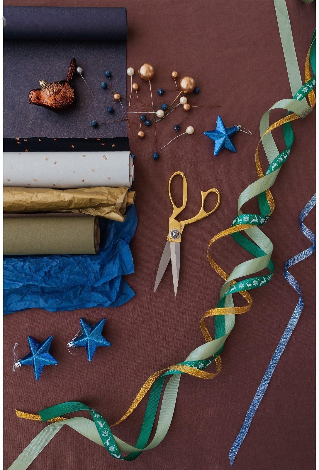 Лента парчовая, 6 мм, 23 ± 1 м, цвет золотой