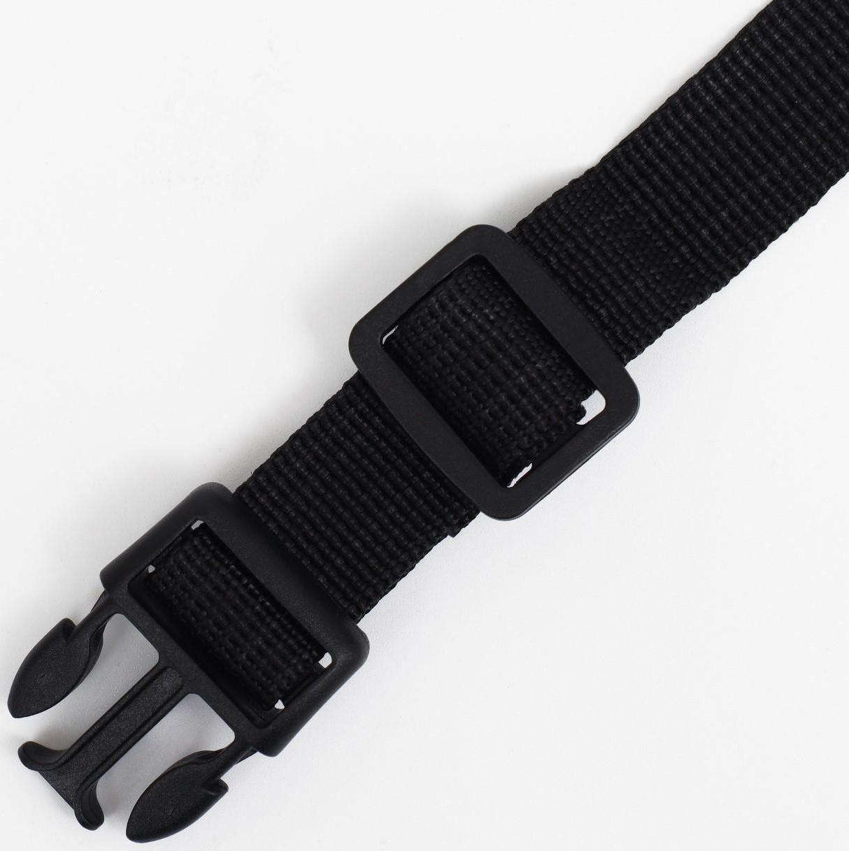 Шлейка мягкая из неопрена, размер S, ОШ 24 см, ОГ 24-34 см, синяя