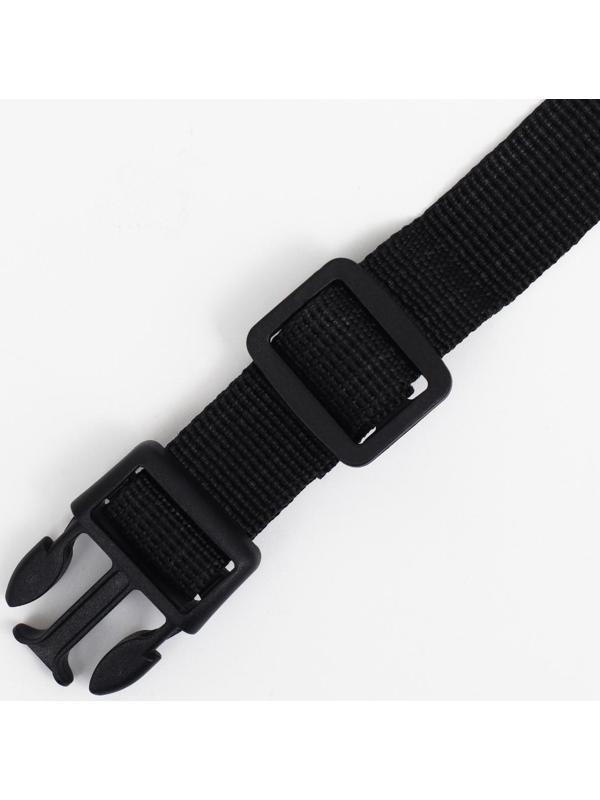 Шлейка мягкая из неопрена, размер S, ОШ 24 см, ОГ 24-34 см, синяя