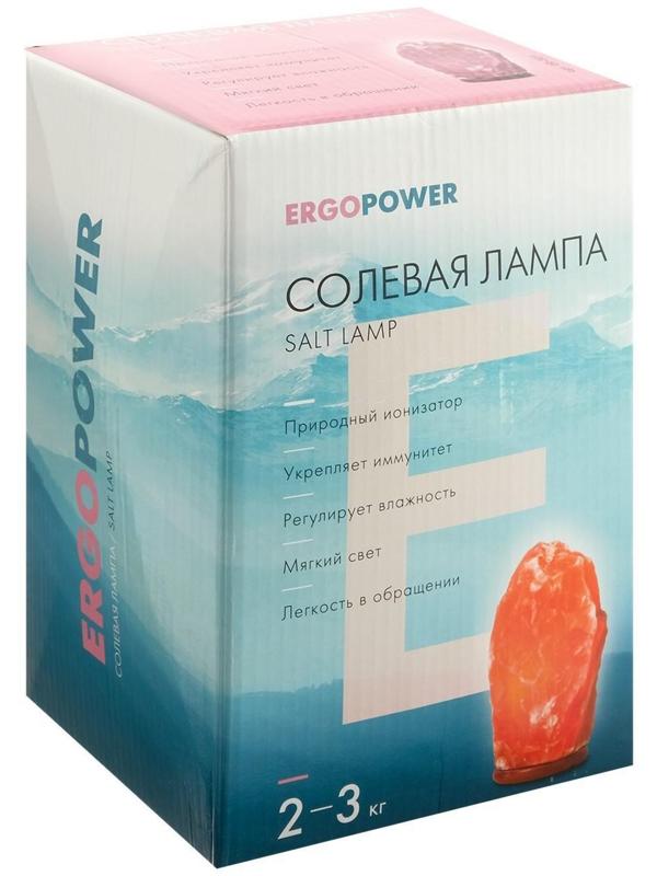 Солевая лампа Ergopower ER 501, 220 В, 15 Вт, 2-3 кг