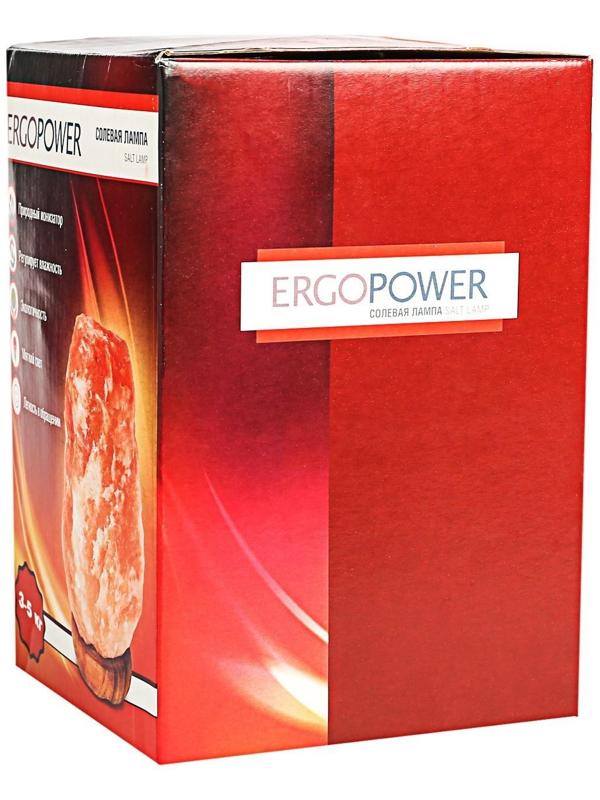 Солевая лампа Ergopower ER 502, 220 В, 15 Вт, 3-5 кг