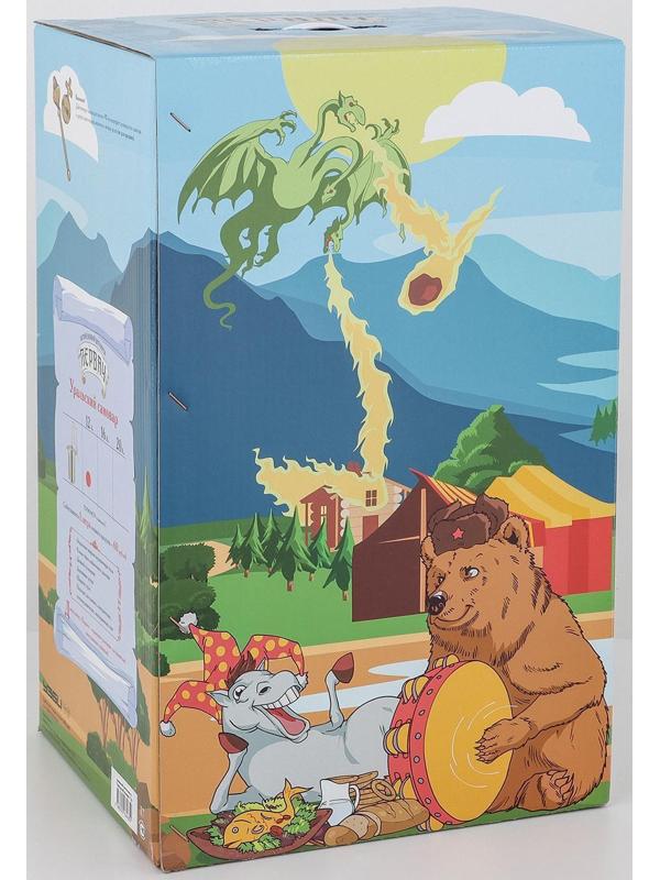 Дистиллятор домашний «Уральский Самовар», 12 л, дно 3 мм, кламповое соединение