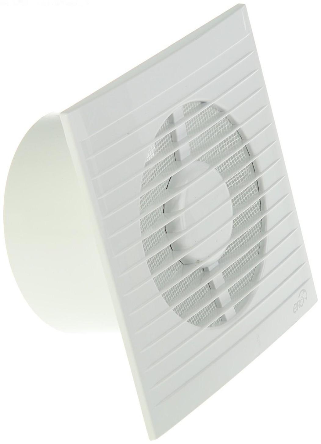 Вентилятор вытяжной ERA E 125 S, 180x180 мм, d=125 мм, 220‒240 В