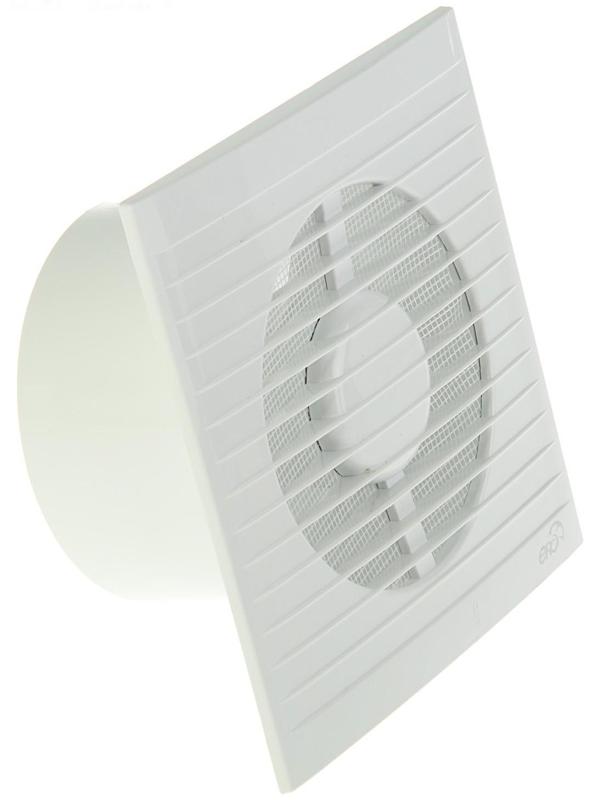 Вентилятор вытяжной ERA E 125 S, 180x180 мм, d=125 мм, 220‒240 В