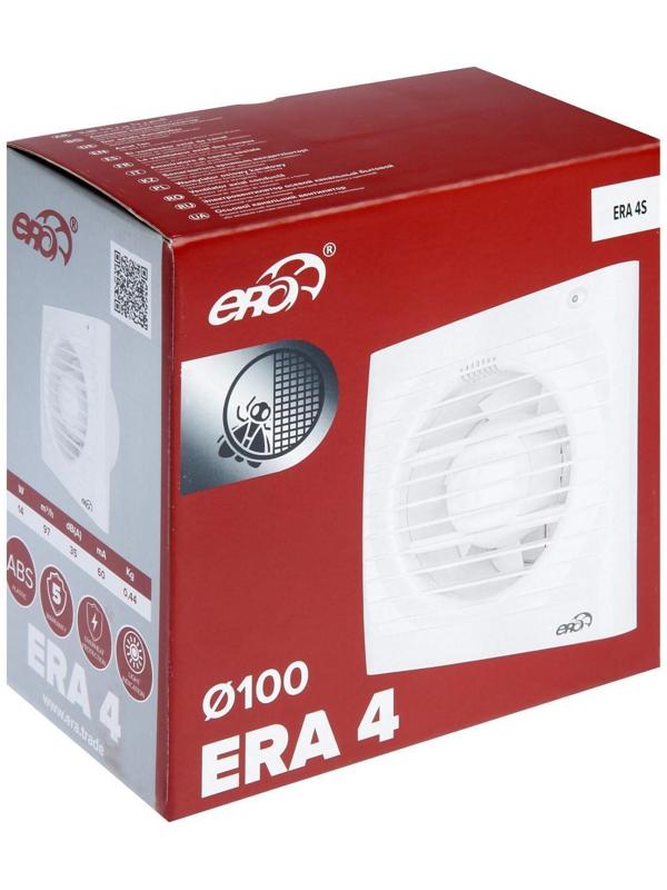 Вентилятор вытяжной ERA 4S, 150x150 мм, d=100 мм, 220‒240 В