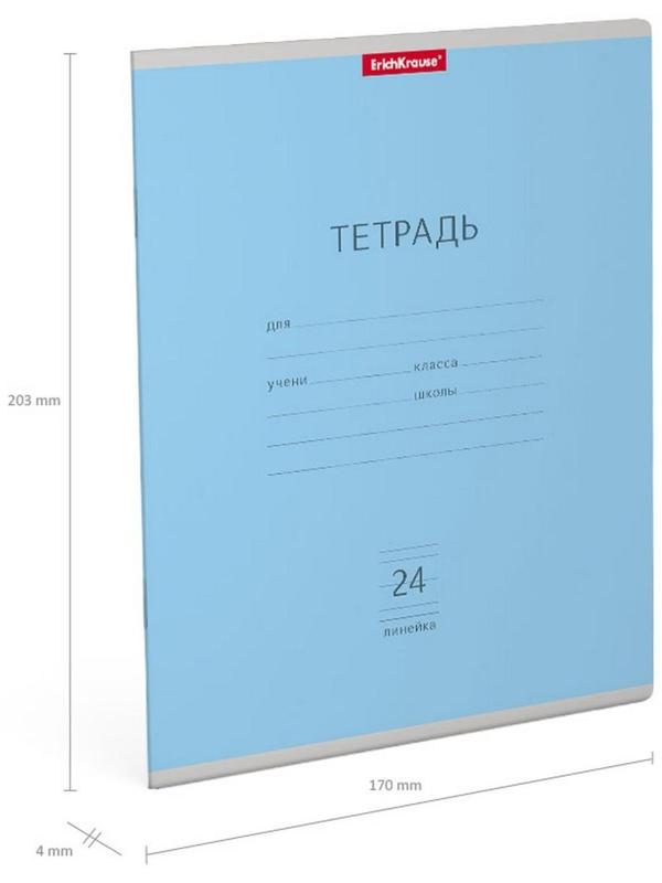 Тетрадь 24 листа в линейку ErichKrause 