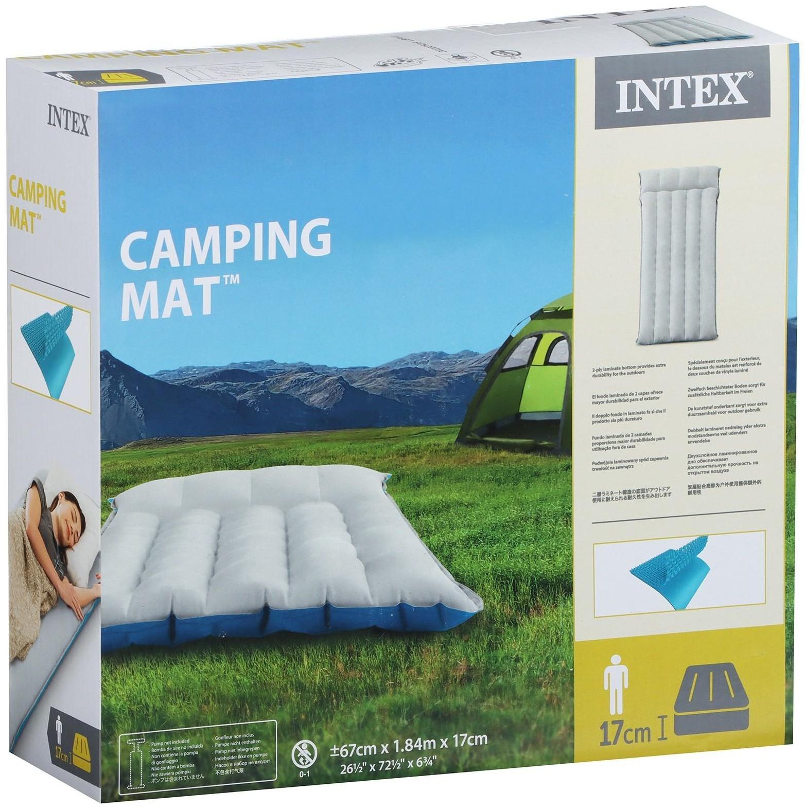 Матрас Camping, 67 х 184 х 17 см, 67997 INTEX