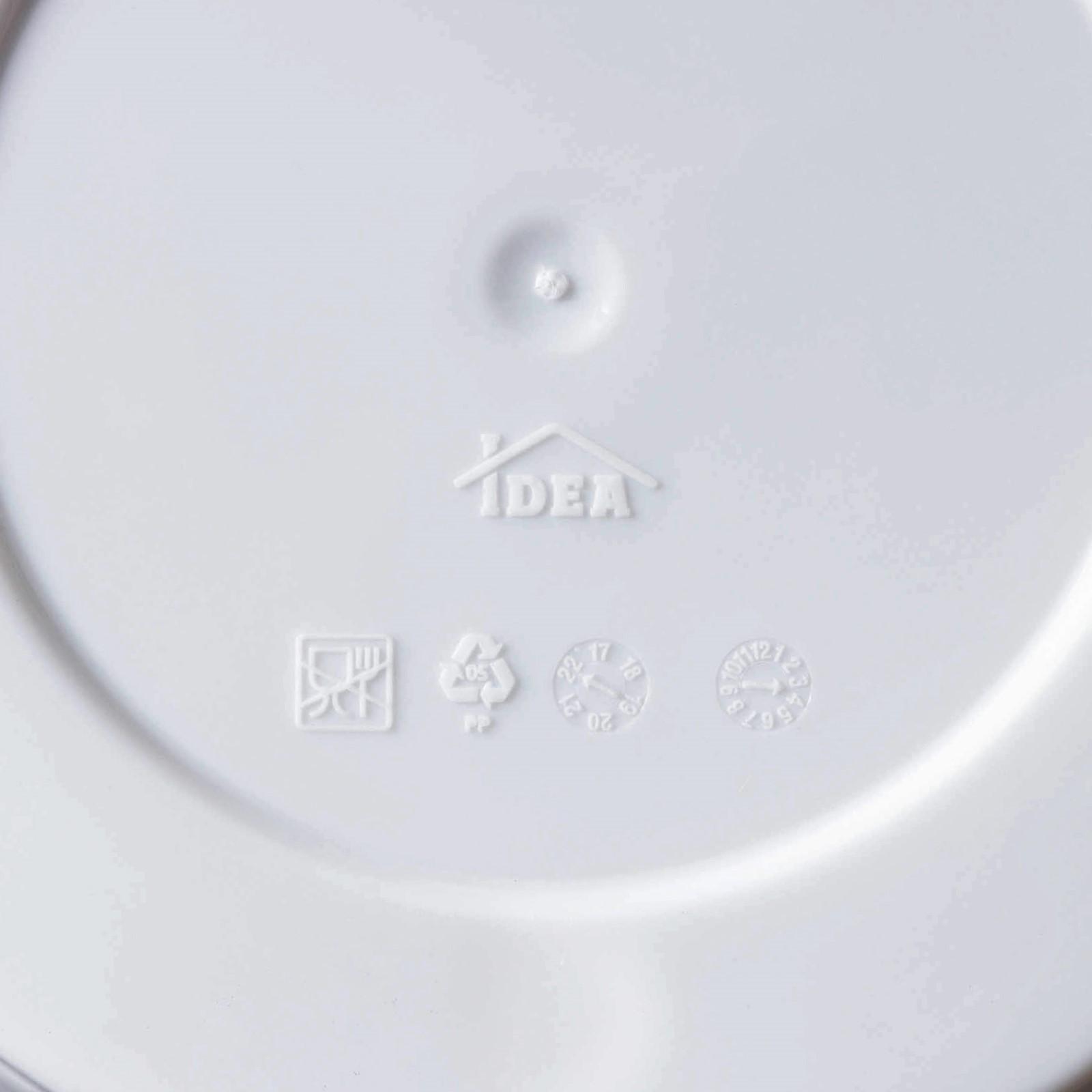 Горшок с поддоном «Камни», 1,4 л, цвет белый