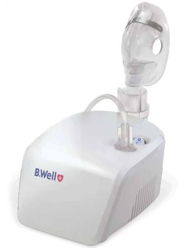 Ингалятор (небулайзер) B.Well PRO-110, компрессорный, 2-8 мл, 54 дБ, белый