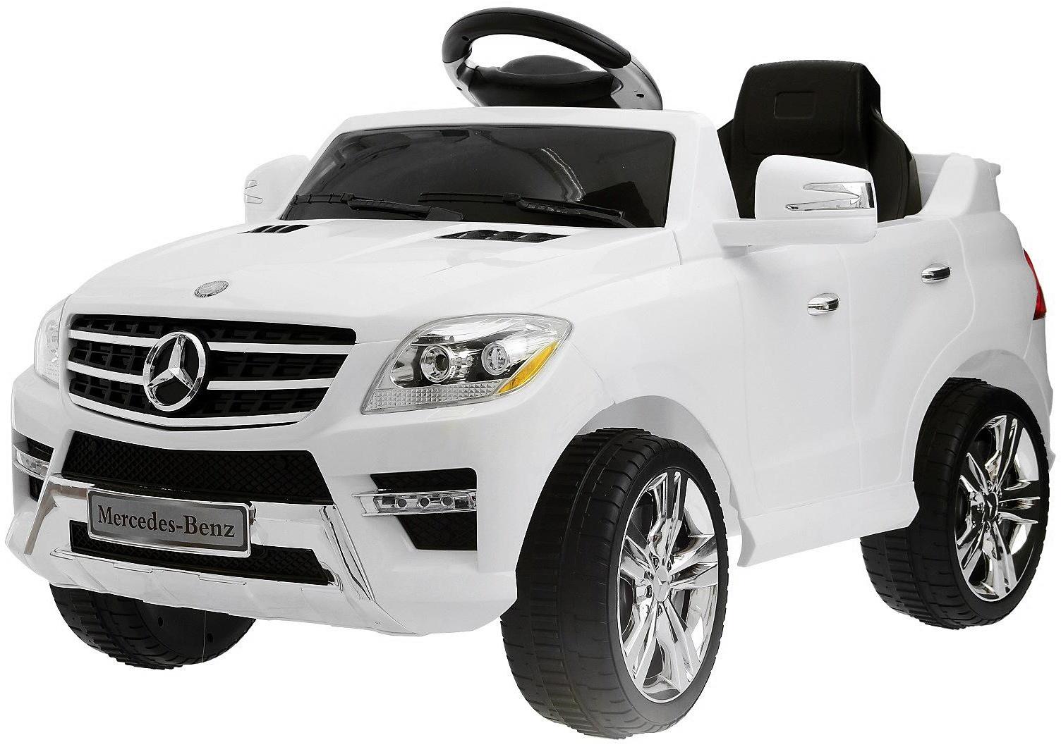 Электромобиль MERCEDES-BENZ ML350, с радиоуправлением, свет и звук, цвет белый