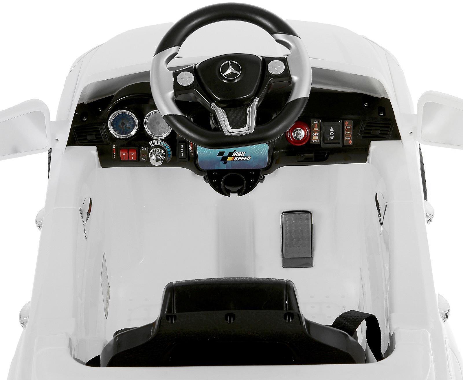 Электромобиль MERCEDES-BENZ ML350, с радиоуправлением, свет и звук, цвет белый