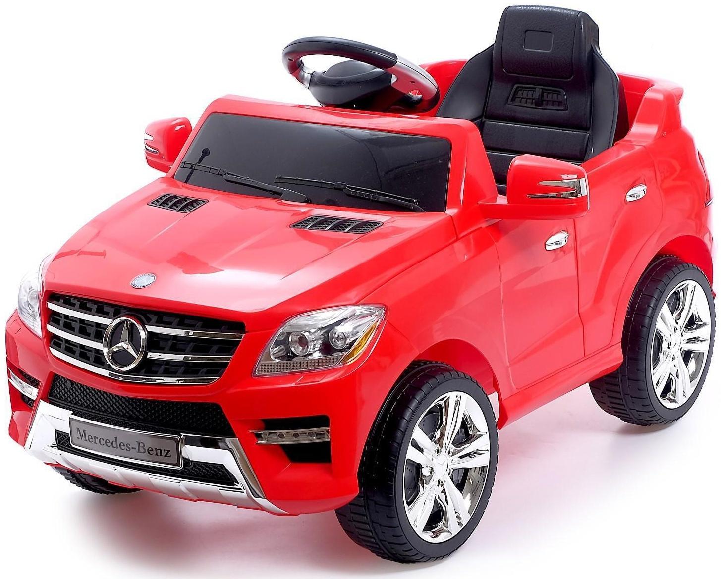 Электромобиль MERCEDES-BENZ ML350, с радиоуправлением, свет и звук, цвет красный