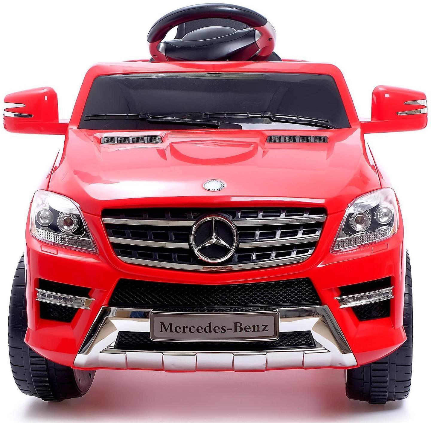 Электромобиль MERCEDES-BENZ ML350, с радиоуправлением, свет и звук, цвет красный