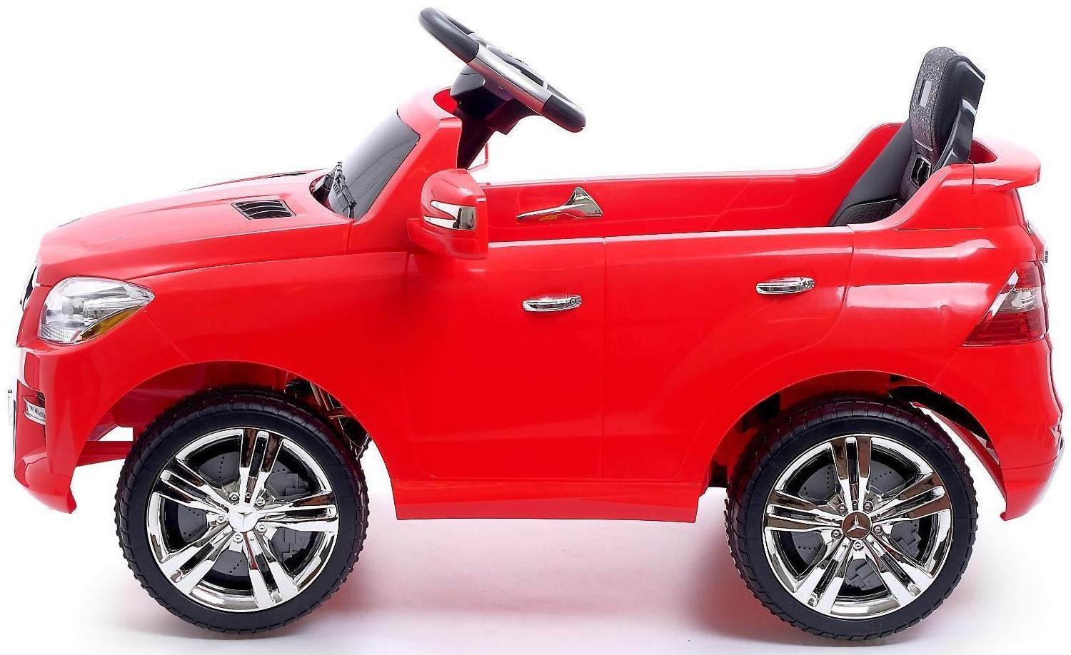 Электромобиль MERCEDES-BENZ ML350, с радиоуправлением, свет и звук, цвет красный