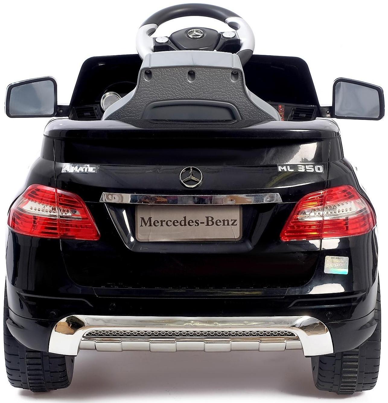 Электромобиль MERCEDES-BENZ ML 350, с радиоуправлением, световые и звуковые эффекты, цвет чёрный