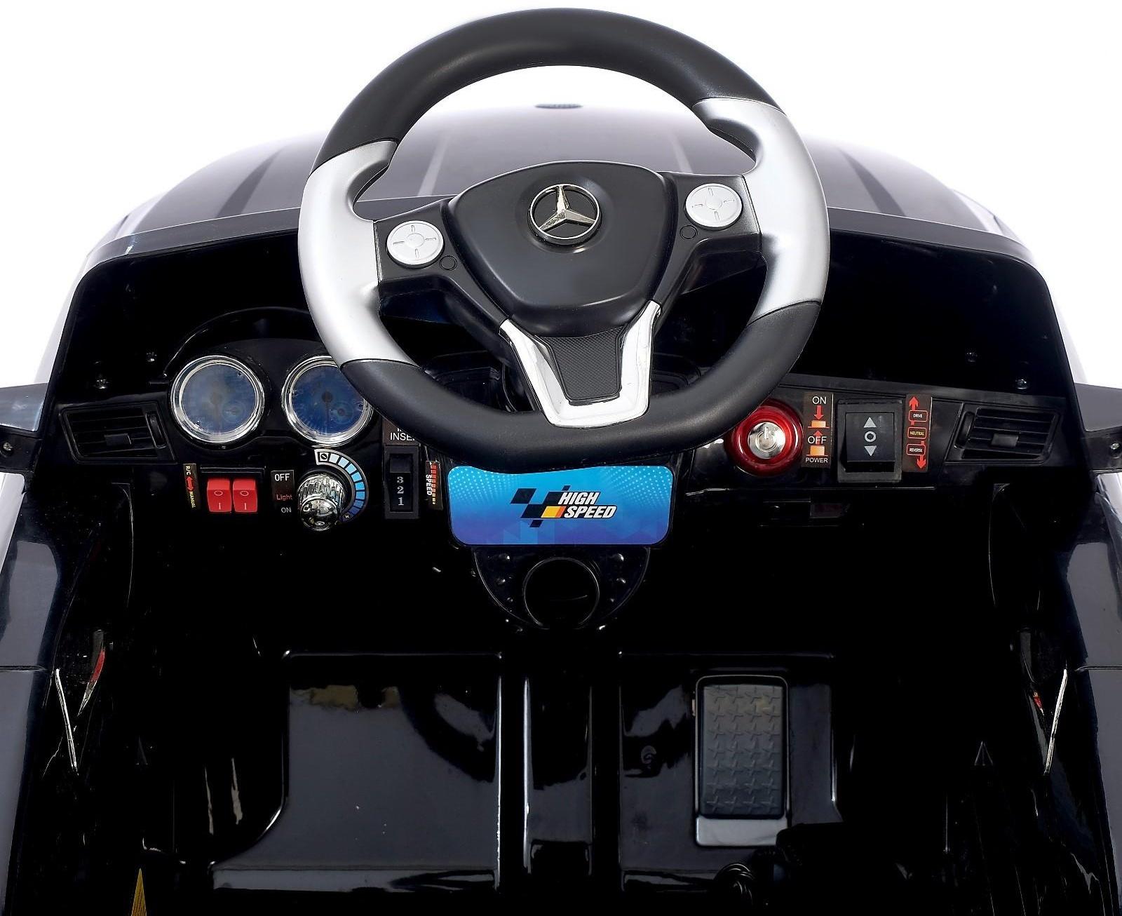 Электромобиль MERCEDES-BENZ ML 350, с радиоуправлением, световые и звуковые эффекты, цвет чёрный