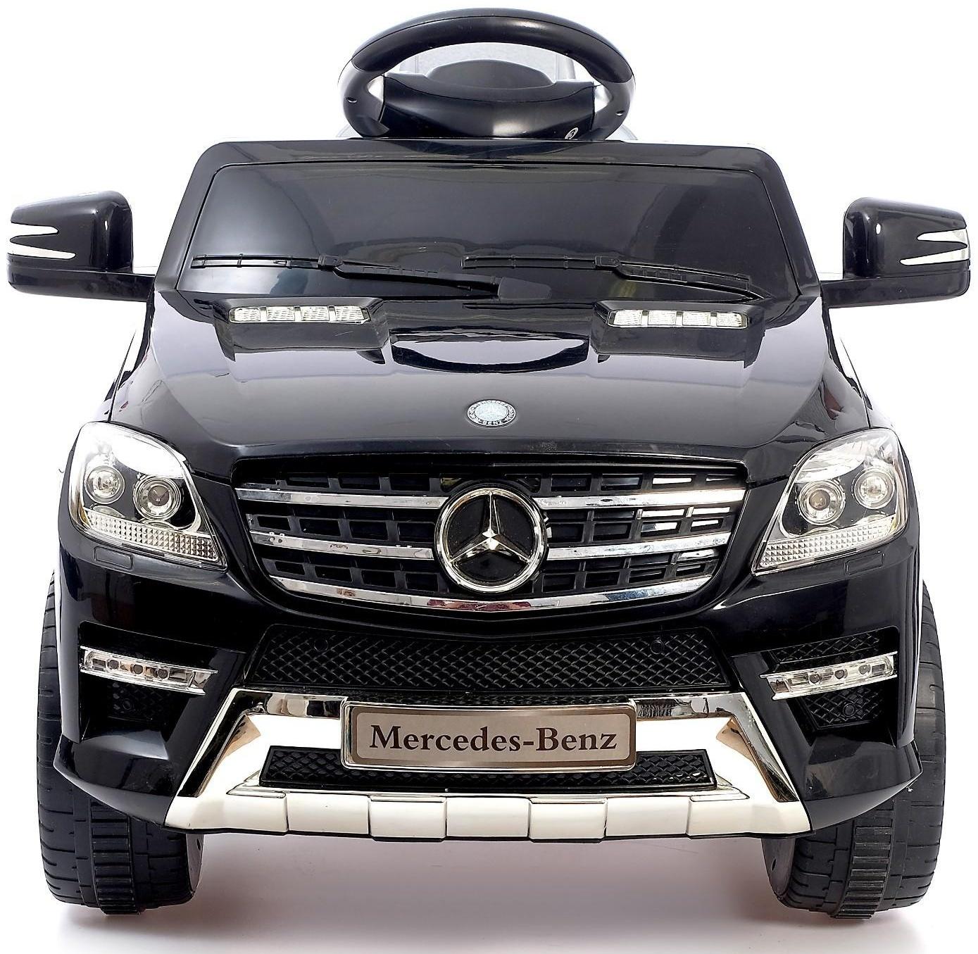 Электромобиль MERCEDES-BENZ ML 350, с радиоуправлением, световые и звуковые эффекты, цвет чёрный