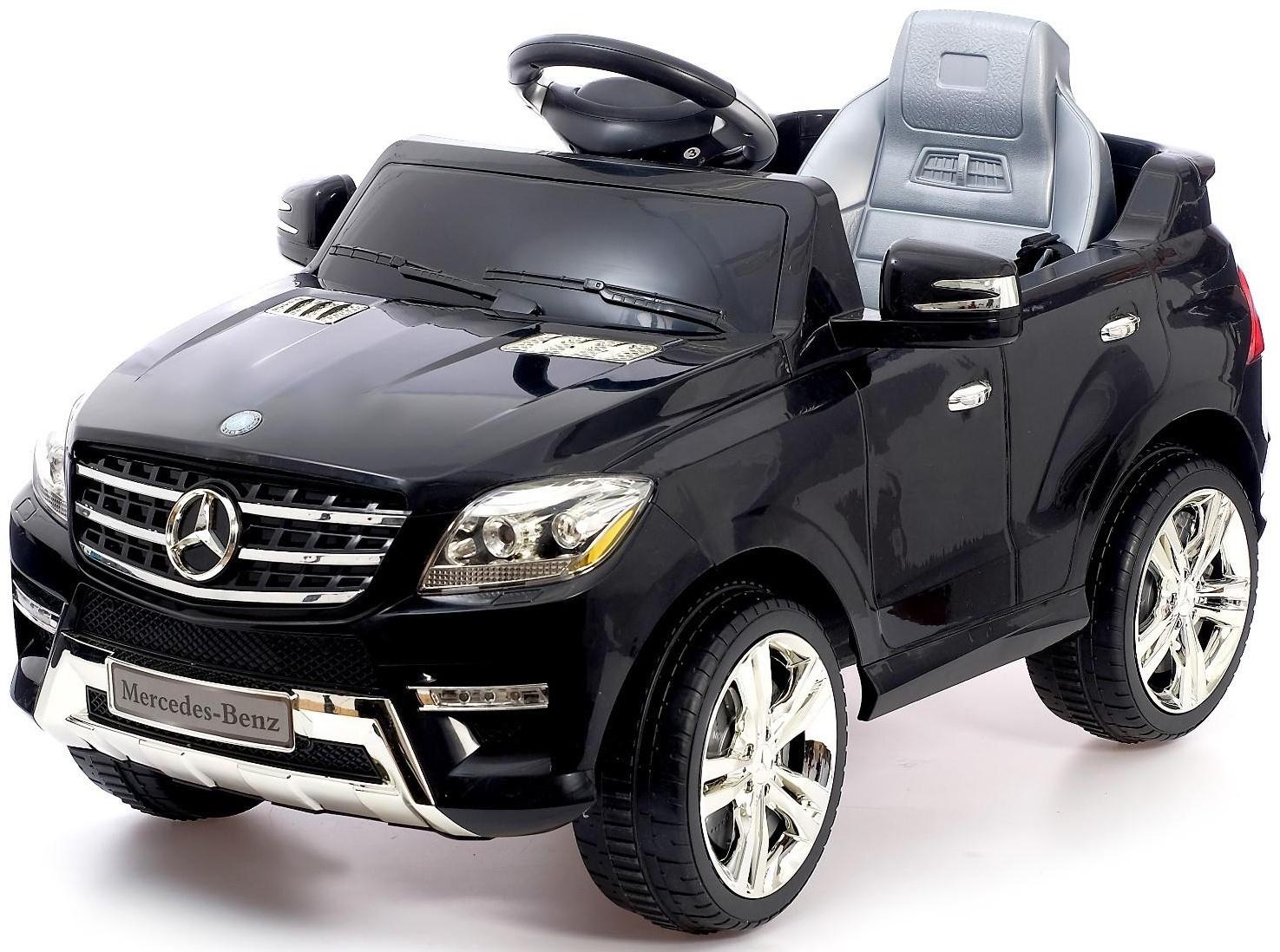 Электромобиль MERCEDES-BENZ ML 350, с радиоуправлением, световые и звуковые эффекты, цвет чёрный