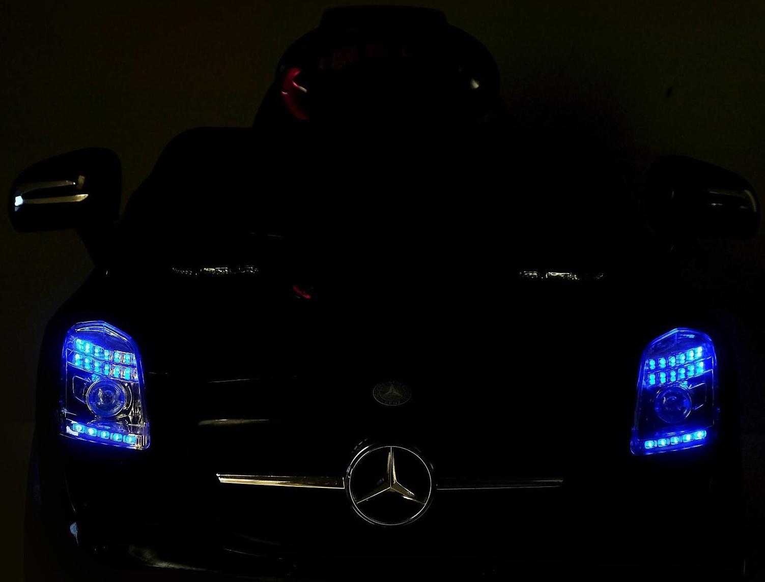 Электромобиль MERCEDES-BENZ SLS, с радиоуправлением, свет и звук, цвет черный