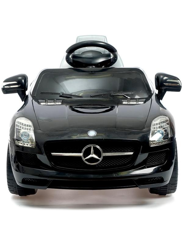 Электромобиль MERCEDES-BENZ SLS, с радиоуправлением, свет и звук, цвет черный