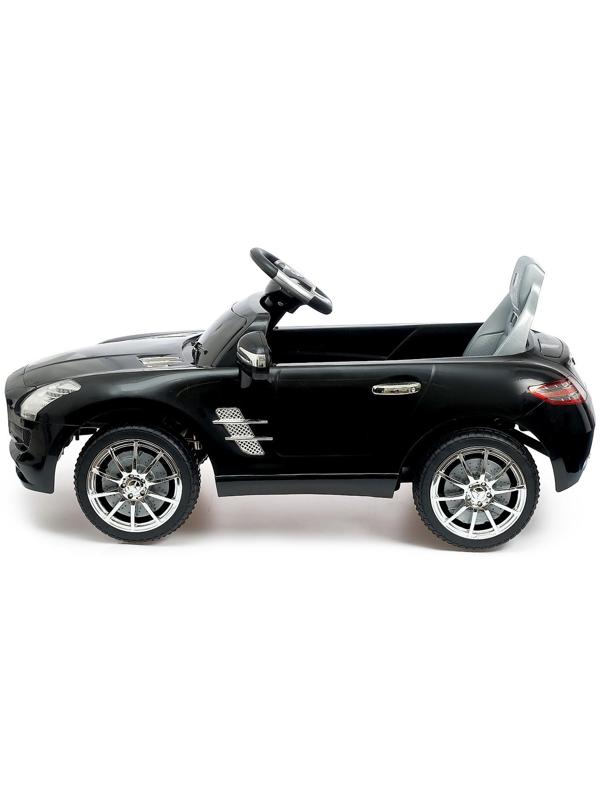 Электромобиль MERCEDES-BENZ SLS, с радиоуправлением, свет и звук, цвет черный