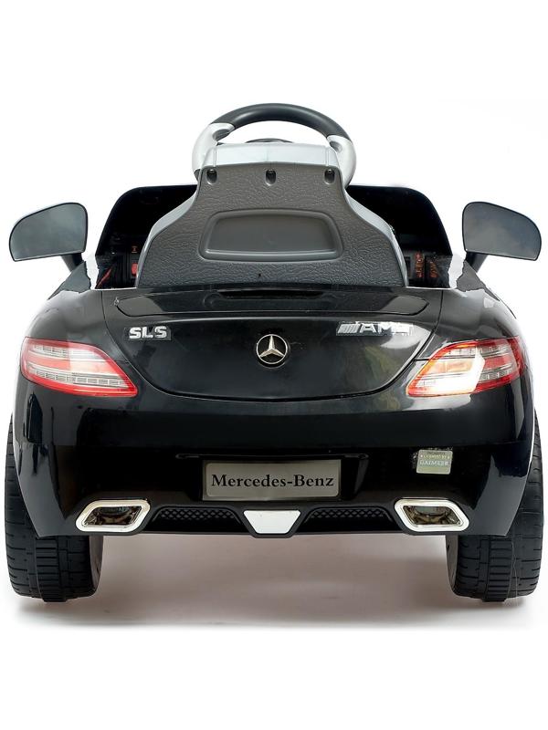 Электромобиль MERCEDES-BENZ SLS, с радиоуправлением, свет и звук, цвет черный