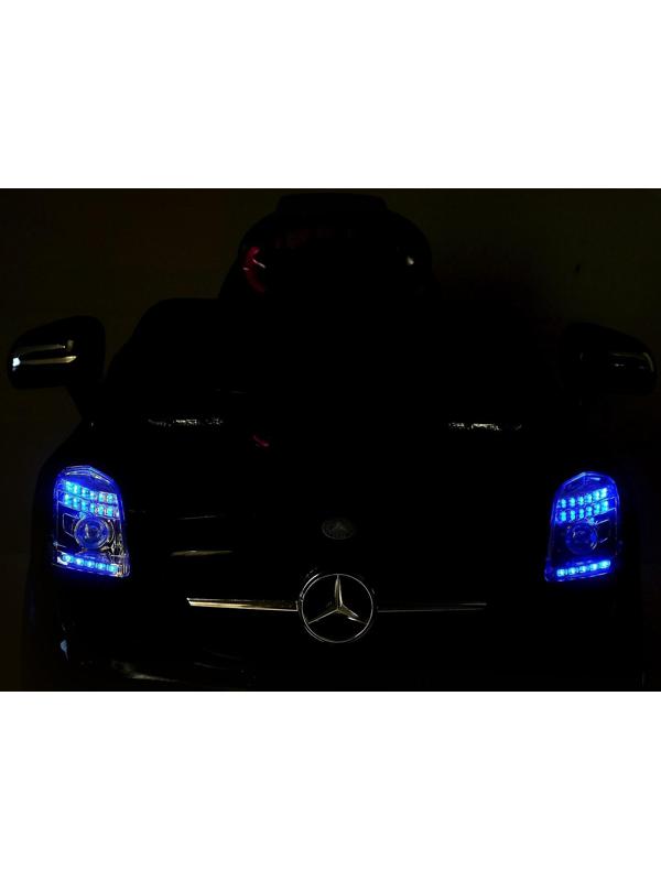 Электромобиль MERCEDES-BENZ SLS, с радиоуправлением, свет и звук, цвет черный