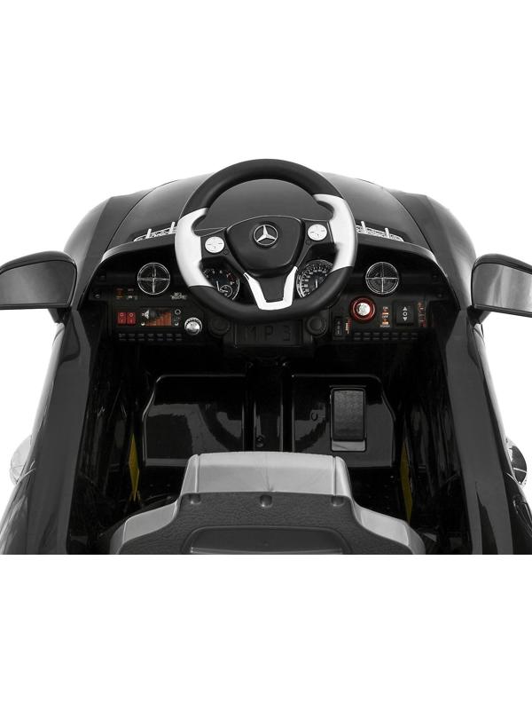 Электромобиль MERCEDES-BENZ SLS, с радиоуправлением, свет и звук, цвет черный