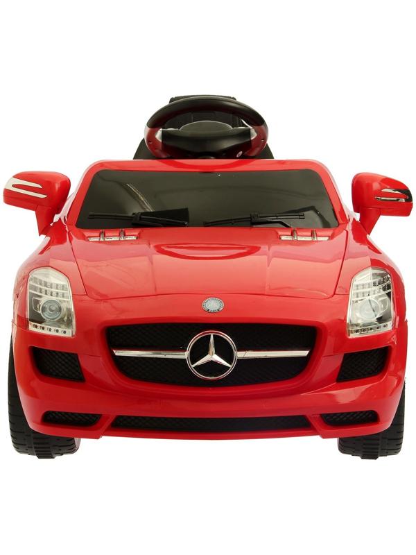 Электромобиль MERCEDES-BENZ SLS, с радиоуправлением, свет и звук, цвет красный